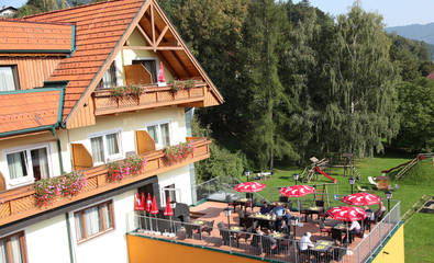 Sonnenterrasse des Hotel Angerer-Hof in Anger bei Weiz