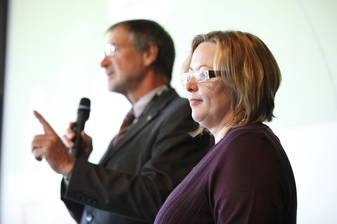 Ferdinand Posnik und Evelyn Zorn