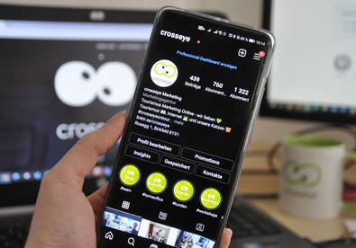 Instagram - Social Media Auftritt von crosseye Marketing