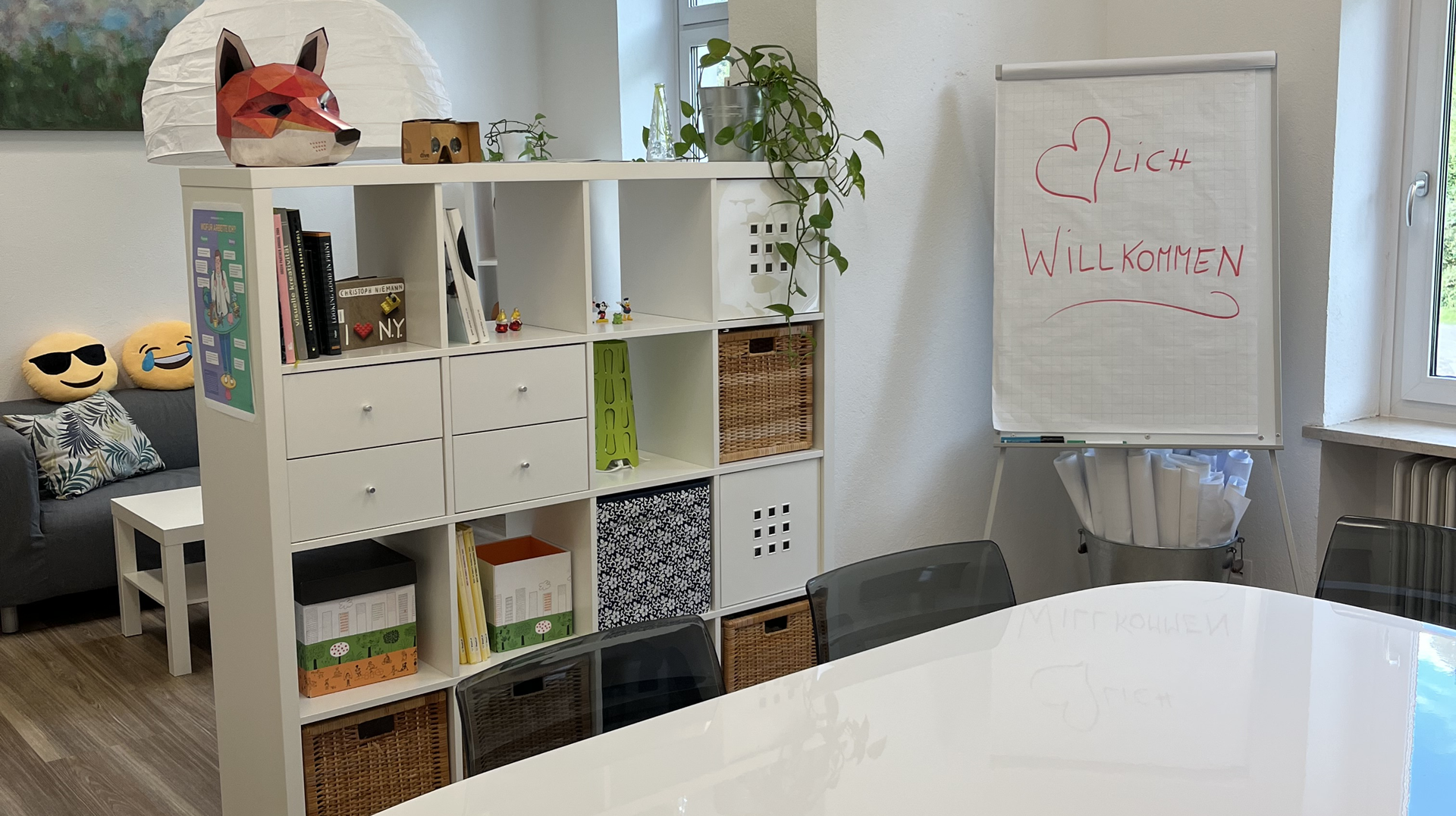 Der kleine Besprechungsraum im crosseye Marketing Büro.