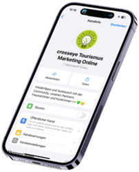 WhatsApp Broadcast Channel von crosseye Marketing