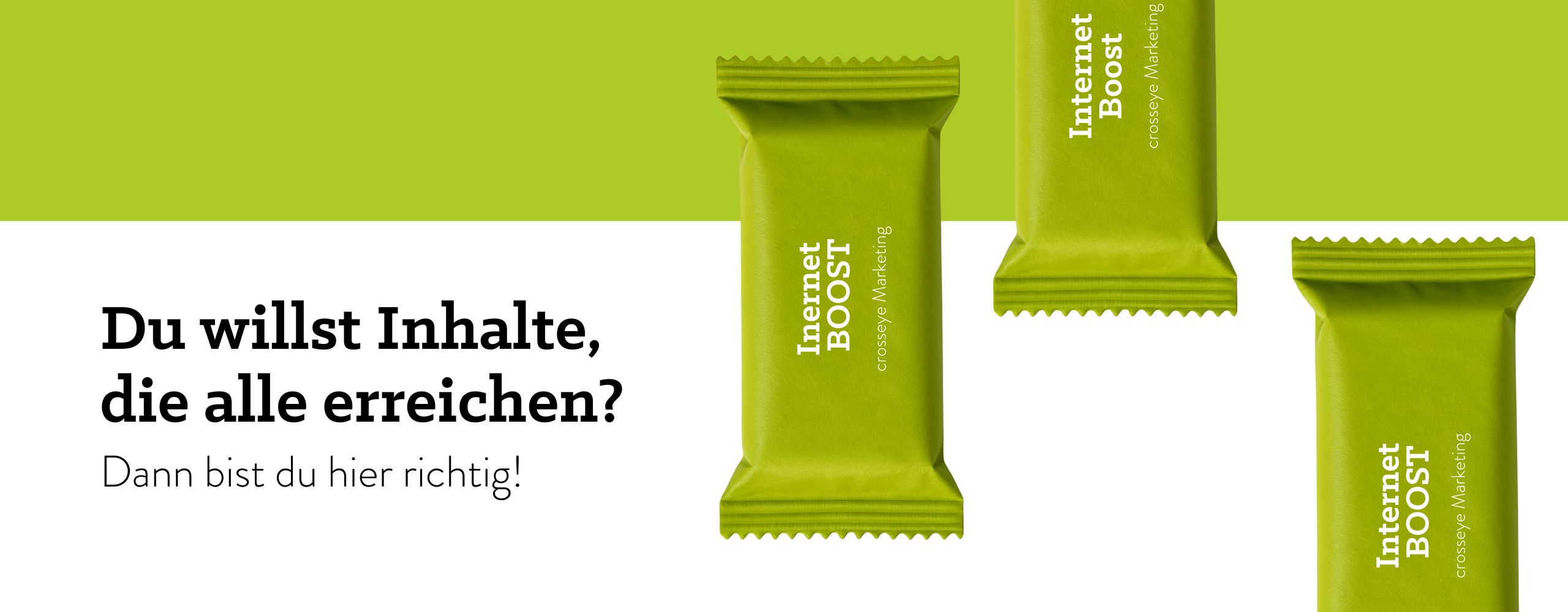 Booster Barrierefreiheit bei crosseye Marketing.