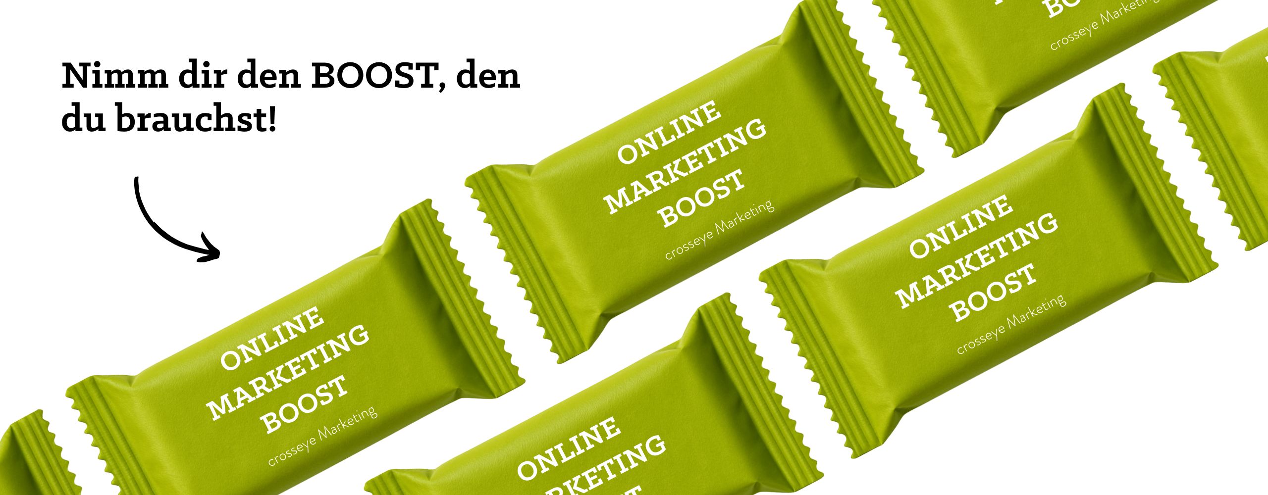 Booster Online Marketing bei crosseye Marketing.