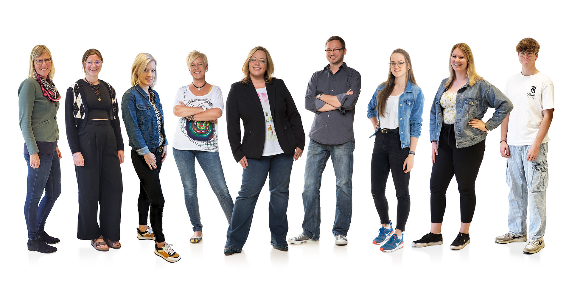 Das Team von crosseye Marketing.