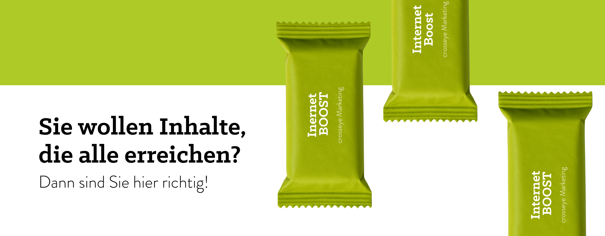 Riegel als Symbol für den Barrierefreiheits-Boost.