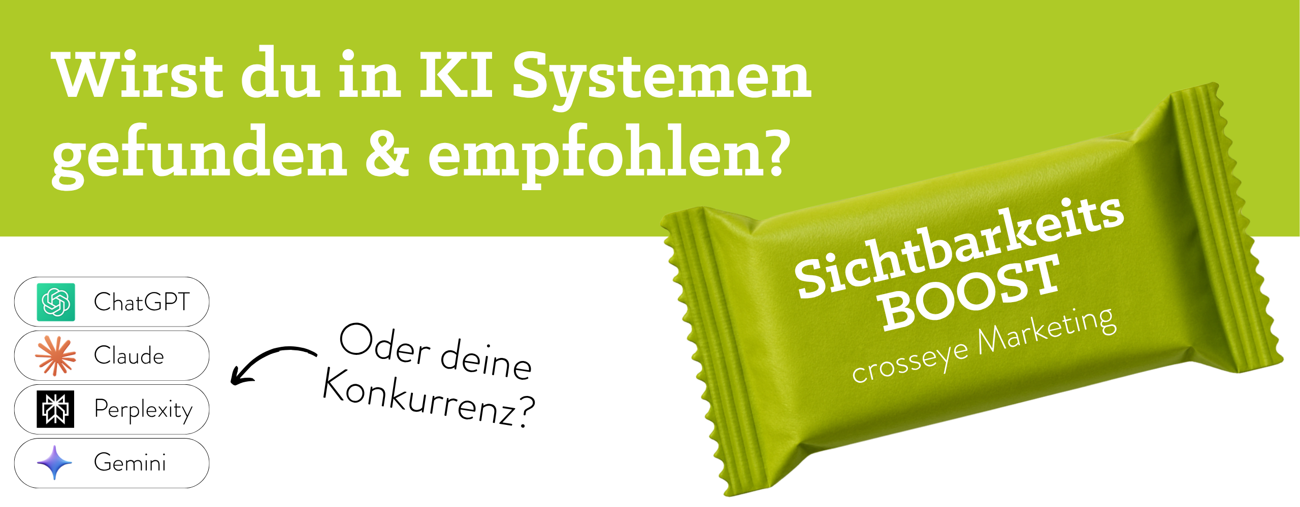 GEO & Sichtbarkeits Boost von crosseye Marketing.