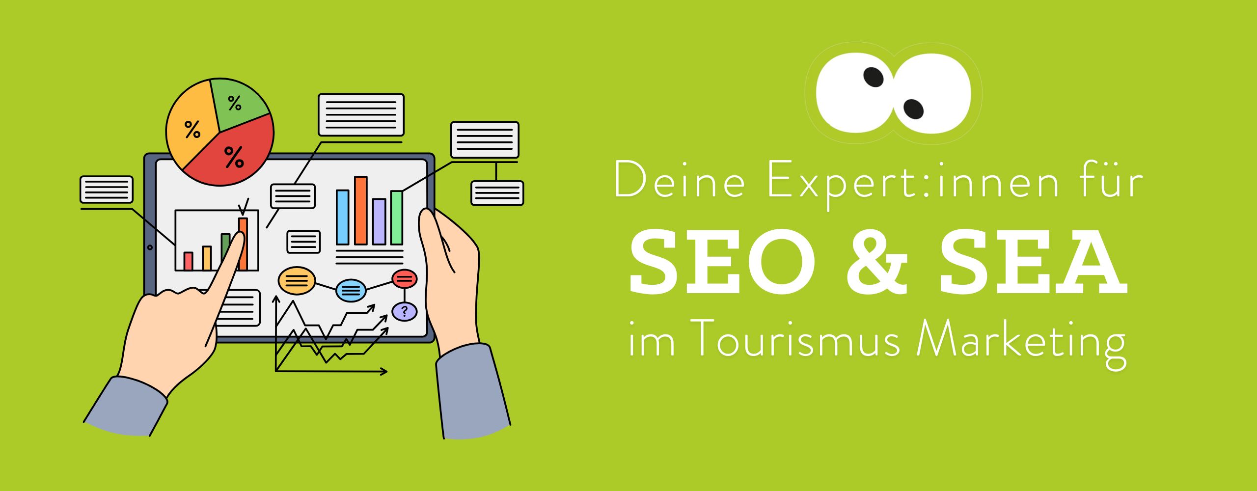 Banner SEO & SEA crosseye Marketing.